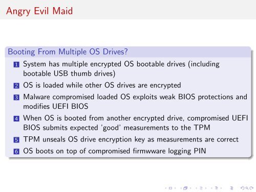 Evil Maid Just Got Angrier - Why Full-Disk Encryption ... - CanSecWest