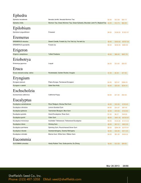 Print Catalog - Sheffields Seed Company