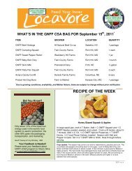 RECIPE OF THE WEEK - Good Natured Family Farms