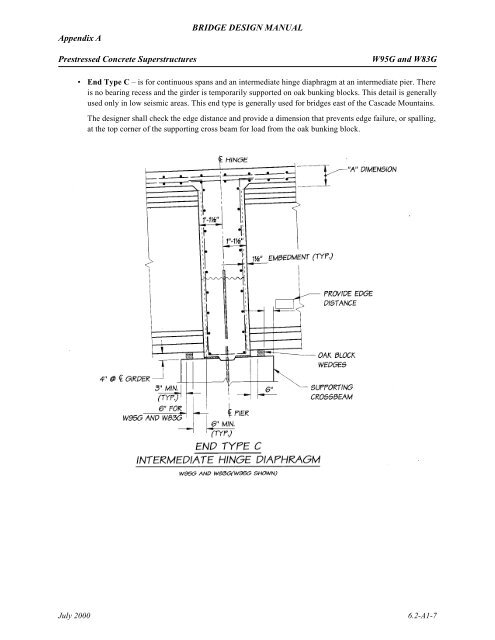 Appendix A BRIDGE DESIGN