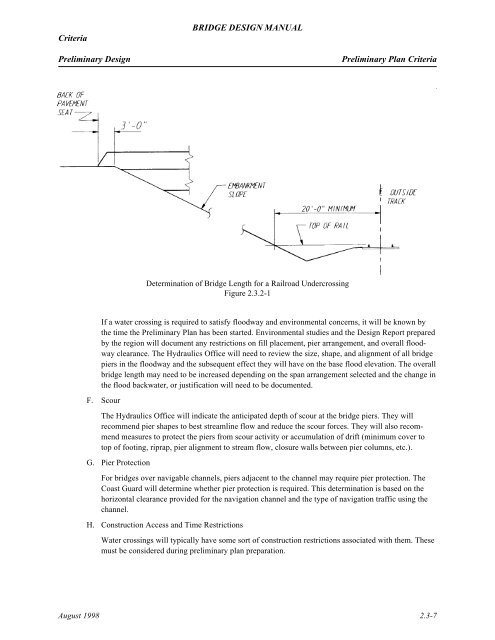 Criteria BRIDGE DESIGN MA