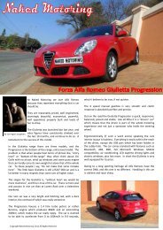 Alfa Romeo Giulietta Progression - Naked Motoring SA