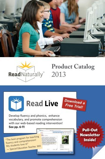 Read Naturally Product Catalog 2013