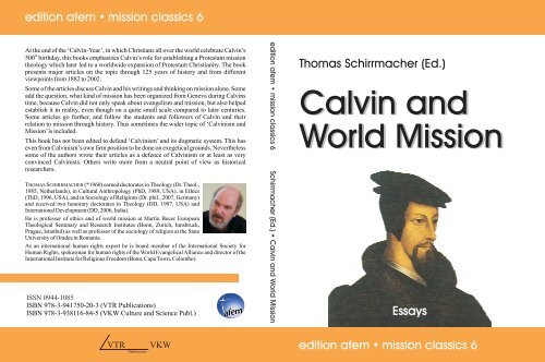 Calvin and Missions - World Evangelical Alliance