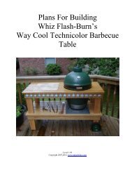 Plans For Building Whiz Flash-Burn's Way Cool ... - Naked Whiz