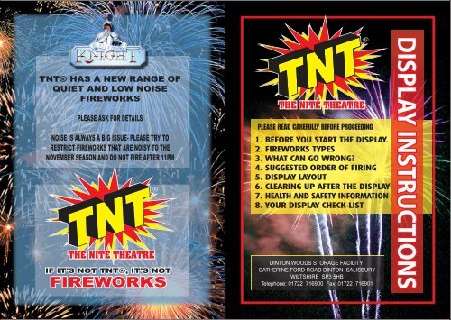 Download Leaflet - TNT Fireworks UK