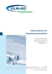 OLMeRO-Projektraum Immer bestens informiert