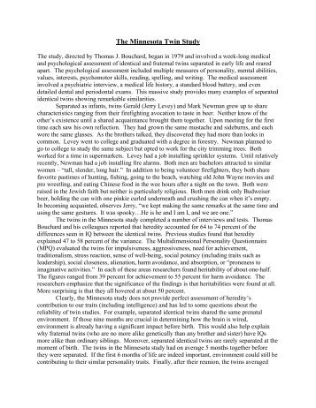 The Minnesota Twin Study[1].pdf