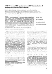 HPLC, UV–vis and NMR spectroscopic and DFT ... - doiSerbia