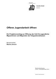 Bachelorarbeit von Martina Amrein 2012_Öffnung der OJA für