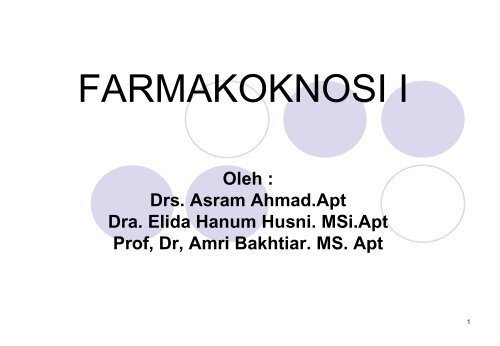 FARMAKOKNOSI I