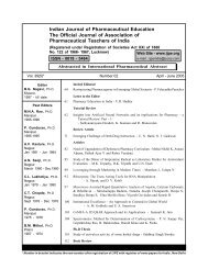 June 2005 - Indian Journal of Pharmaceutical Education and ...