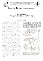 Der Faulbaum - Biologische Schutzgemeinschaft Hunte Weser-Ems ...
