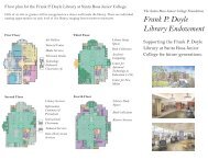 Frank P. Doyle Library Endowment - Santa Rosa Junior College