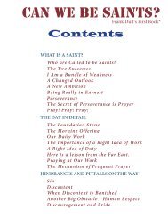 Can We Be Saints? Frank Duff's first book - Preserving Christian ...