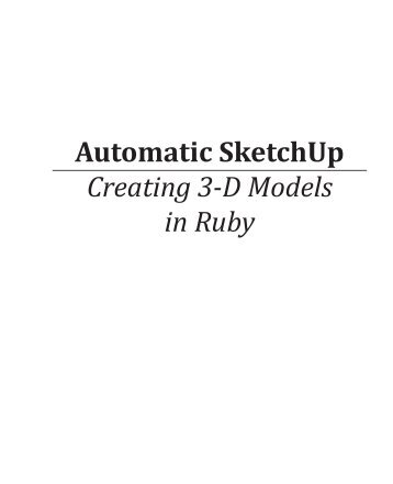 Automatic SketchUp