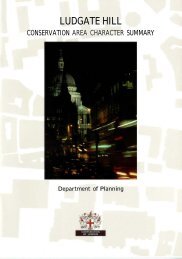 Ludgate Hill Conservation Area - the City of London Corporation