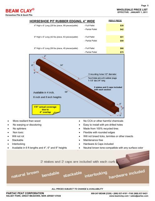 6 - Horseshoes and Quoits - Beam Clay