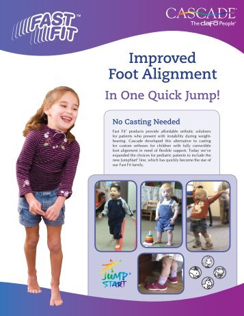 Improved Foot Alignment - Cascade Dafo, Inc.