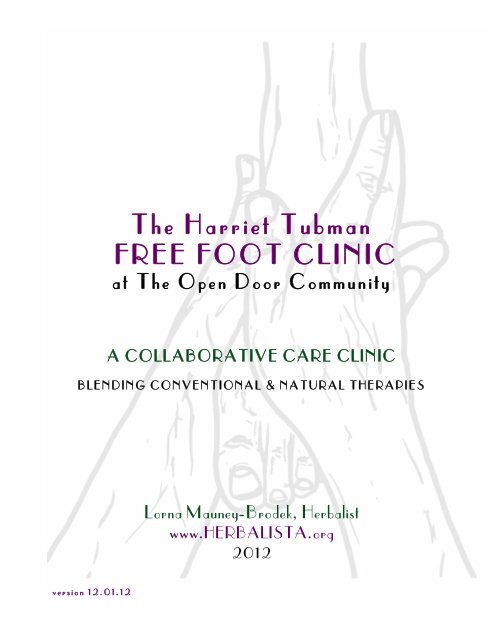 The Harriet Tubman Free Foot Clinic Manual.pdf - HERBALISTA.org