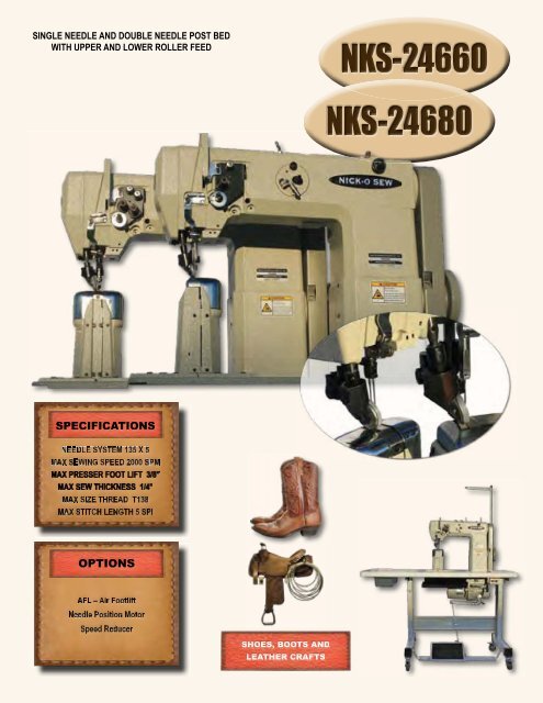 Nick - Leather Sewing Machine Catalog
