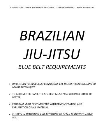 Brazilian Jiu-Jitsu - Coastal Kenpo Karate and Martial Arts