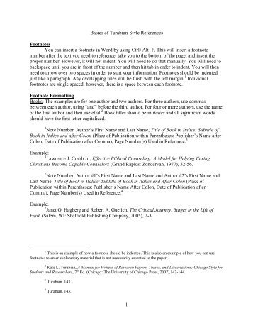 zotero turabian paper