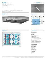 MARK® ArchitecturAl lighting 4' t5 Sample Open ... - Acuity Brands