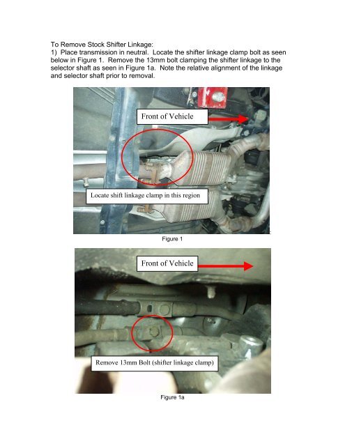 UrS Short Shifter Install - Apikol