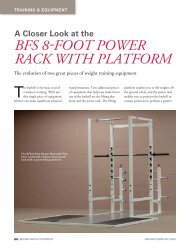 bfs 8foot power rack with platform - Bigger Faster Stronger