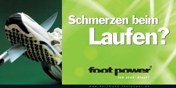 Informationsbroschuere footpower-Dortmund