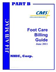 Foot Care Billing Guide0611 - NHIC, Corp.