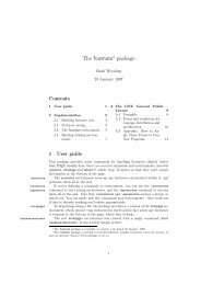 The footnote ∗ package - TeXdoc.net