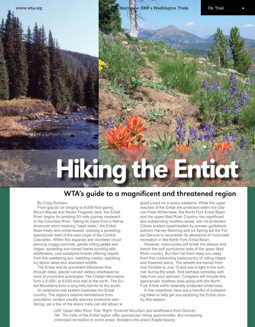 Hiking the Entiat - Washington Trails Association