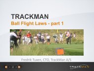 TRACKMAN Ball Flight Laws