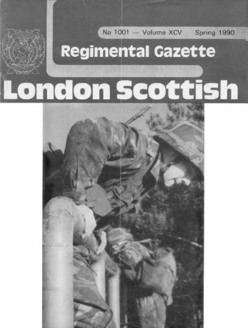 London Scottish Regimental Gazette - G (London Scottish)