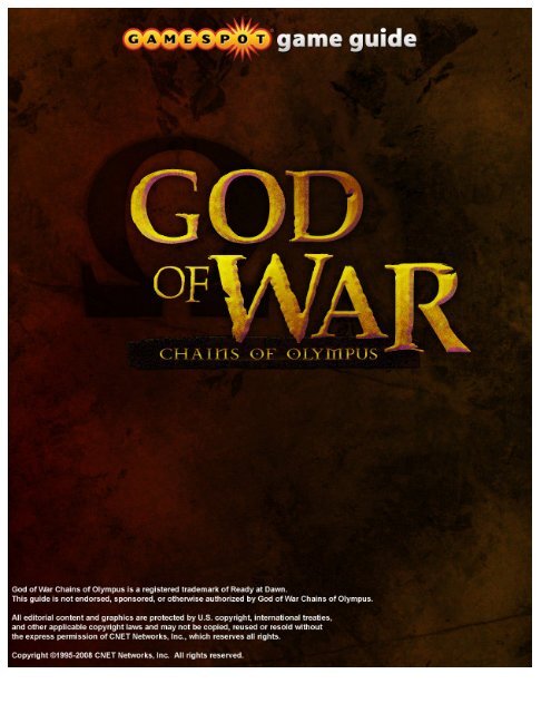 God of War: Chains of Olympus Guides & Walkthroughs