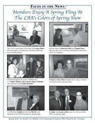 Members Enjoy A Spring Fling At The LAA's Colors of Spring Show