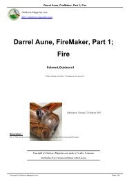 Darrel Aune, FireMaker, Part 1; Fire