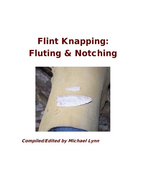 Art of flint knapping, Instructional book