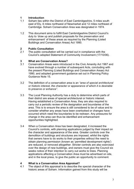 6. Soham Conservation Area - East Cambridgeshire District Council