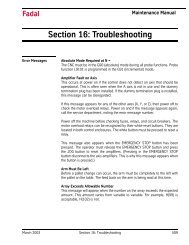 Section 16: Troubleshooting - Flint Machine Tools, Inc.