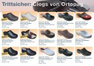 Clogs Katalog - Ortopag AG