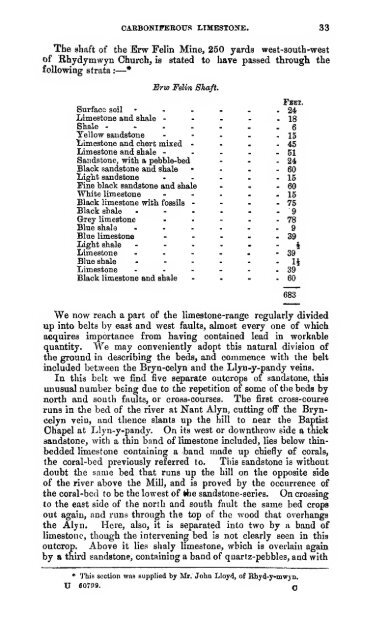 The geology of the neighbourhoods of Flint, Mold, and Ruthin ...