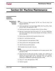 Section 04: Machine Maintenance - Flint Machine Tools, Inc.