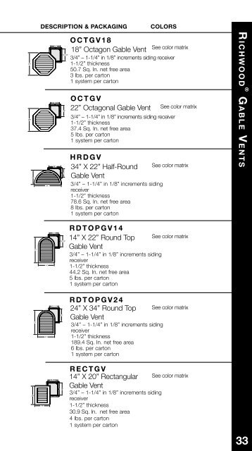 GP Product Guide - Georgia Pacific Vinyl Siding Homepage