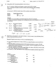 UCSC Intermediate Accounting I. Final Exam. Fall 02