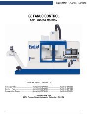 GE FANUC CONTROL - Flint Machine Tools, Inc.