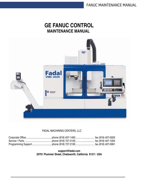 GE FANUC CONTROL - Flint Machine Tools, Inc.