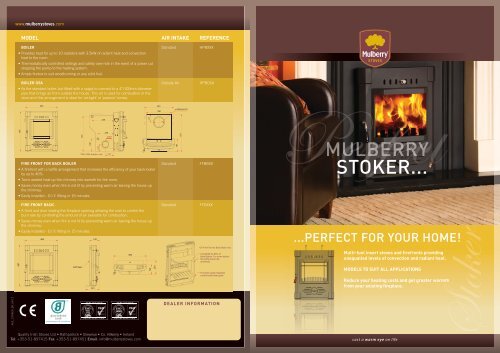 to download brochure.pdf - Mulberry Stoves